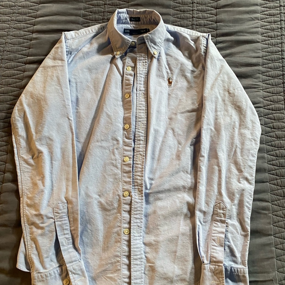 Ralph Lauren Light Blue Casual Button-Down Shirt